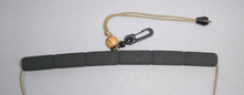 Fly fishing lanyard foam neck pad.